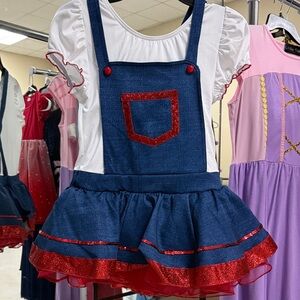 Kids Blue and Red Costume Dress